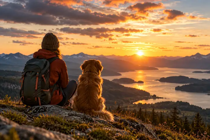 Un espace de travail d’amélioration des prompts transformant une brève idée de chien en une description de scène vivante et détaillée.